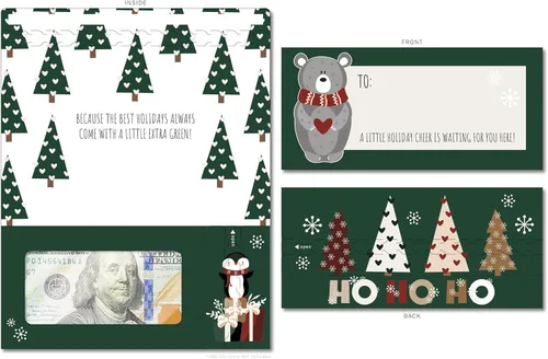 Miniatura 25 de Tarjeta de boda, con dos aperturas de tira para desgarrar, con ventana de plástico transparente que deja ver dinero, cheques o tarjetas de regalo