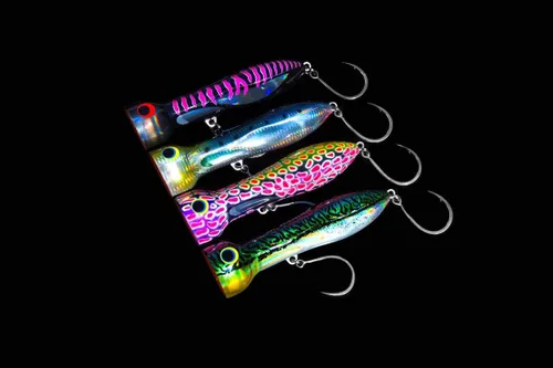 Miniatura 3 de Colección de Señuelos Topwater Popper Nomad Design Chug Norris – Señuelo Flotante para Pesca en Superficie de Agua Salada en Alta Mar - Cuerpo Atún