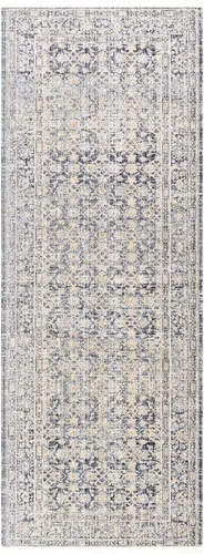 Miniatura 5 de Livabliss x Becki Owens Margaret Alfombra de Pasillo Vintage Lavable para Exteriores, 2'7" x 7'3", Gris/Carbón, (7' y menos)