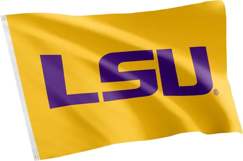 Miniatura 7 de Desert Cactus Bandera de la Universidad Estatal de Louisiana – Bandera de los Tigres LSU de 3 x 5 pies, tela duradera para interiores y exteriores