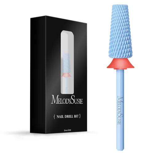 Miniatura 26 de MelodySusie Super Cut Edition Brocas para Uñas 5 en 1, Brocas Multifunción de Carburo de Tungsteno de 3/32'', Adecuadas para Manicura Pedicura