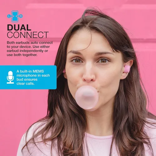 Miniatura 75 de JLab Go Air Pop+ Auriculares Verdaderamente Inalámbricos, Auriculares Intraaurales, Auriculares Bluetooth, 35H de Tiempo de Reproducción, Menta
