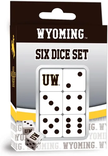 Miniatura 13 de MasterPieces Game Day - NCAA Clemson Tigers - Juego de 6 dados con logotipo del equipo, tamaño estándar D6