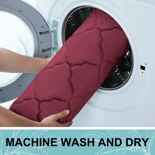 Miniatura 8 de OLANLY Alfombra de Baño de Espuma Viscoelástica de 24 x 16 pulgadas, Ultra Suave y Absorbente, Alfombras de Baño Antideslizantes, Cómodas, Lavables