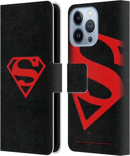 Miniatura 79 de Head Case Designs Funda de piel con licencia oficial de Superman DC Comics con logotipos negros y rojos compatible con Apple iPhone 11
