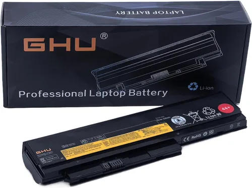 GHU ThinkPad 44+ - Batería para laptop de 58 Wh, repuesto para Lenovo ThinkPad X220s, compatible con 0A36306 0A36307 0A36305 45N1019 45N1023 45N1025