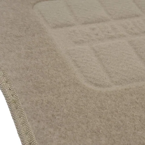 Miniatura 8 de BDK Alfombrillas de Piso de Alfombra Resistentes de Color Beige Delanteras y Traseras, Forros Universales para Automóvil, SUV, Camioneta y Camión