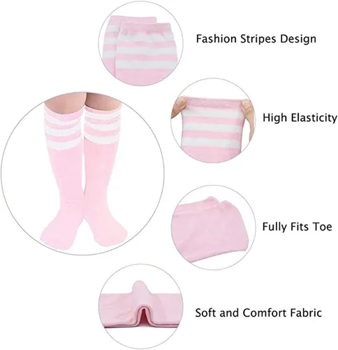 Miniatura 3 de Century Star Calcetines de fútbol para niñas y niños, calcetines de béisbol para jóvenes, calcetines de sóftbol para niños, calcetines deportivos
