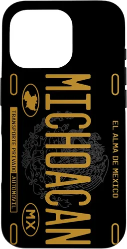 Miniatura 20 de Michoacano Michoacan Mexican State License Plate Phone Case for iPhone 17