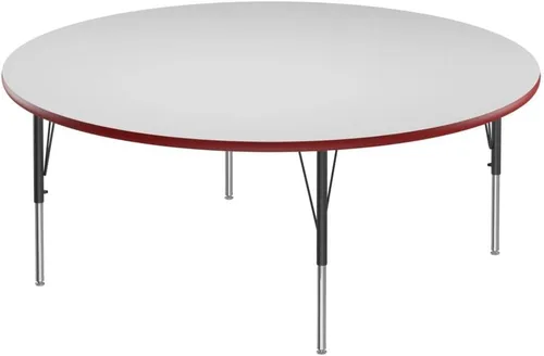 Miniatura 49 de Correll - Mesa rectangular de 24 x 36 pulgadas, mesa de actividades superior de borrado en seco, altura ajustable (19 a 29), laminado de alta