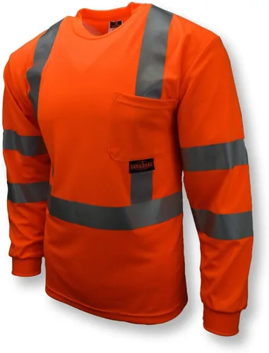 Miniatura 8 de Radians ST21-3PGS-2X Clase 3 Camiseta de seguridad de manga larga Max-Dri con malla transpirable, 2X-Grande, Verde