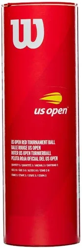 WILSON US Open Tournament - Pelota de tenis, color rojo