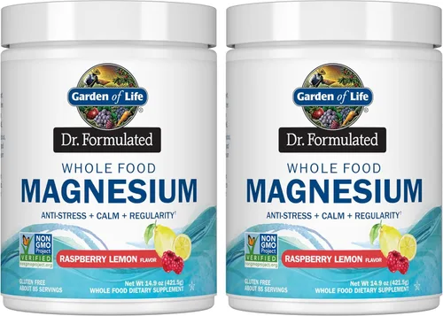 Miniatura 9 de Garden of Life Dr. Formulated, Magnesio de alimentos integrales, limón frambuesa, 14.9 oz (421.5 g)