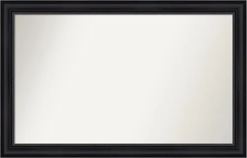 Miniatura 385 de Amanti Art Espejo personalizado, espejo de baño negro Astor, espejo de pared o espejo de tocador de baño sobre el fregadero (25 x 25 pulgadas)