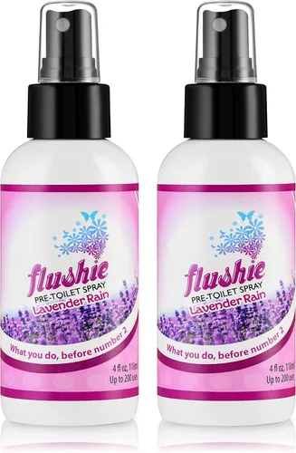 Miniatura 15 de Flushie - Aerosol preinodoro para desodorante de olores de inodoro... (lavanda, paquete de 2)