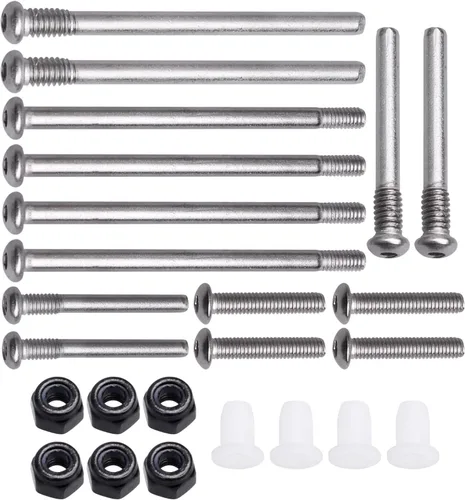 Miniatura 2 de Juego de 4 brazos en A de suspensión delantera y trasera de aluminio y barra de amarre para 1/10 Traxxas Slash 2WD actualizaciones piezas, reemplazo