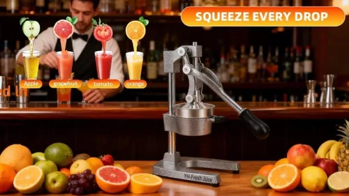 Miniatura 8 de juice.Máquina exprimidora manual de naranja y exprimidor profesional de cítricos para jugo de naranja, pompones, limón y lima, extractores Gris