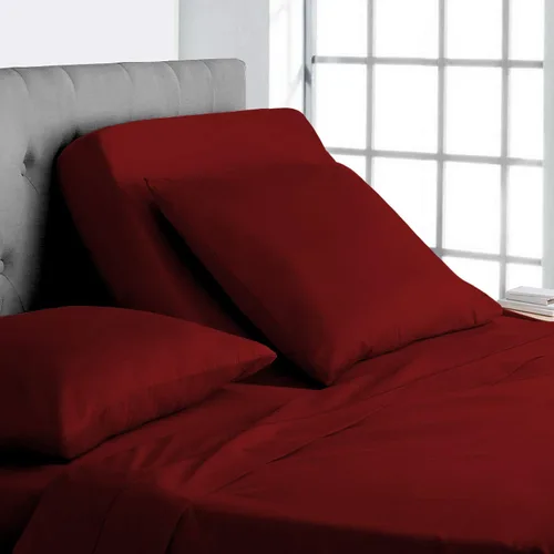 Miniatura 4 de Online Bedding Linen Flex Top - Cama tamaño Queen, 800 hilos, algodón egipcio de 18 pulgadas, sábanas divididas de bolsillo profundo para dormir