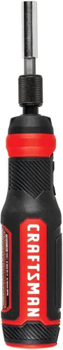 Miniatura 10 de CRAFTSMAN Juego de destornilladores eléctricos de 4 V, 300 RPM, puerto de carga micro USB, indicador de carga de batería de 3 etapas (CMHT66718B20)