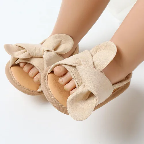Miniatura 2 de COSANKIM Sandalias de verano para bebés y niñas con suela suave de flores, zapatos de vestir para cuna, recién nacidos, para recién nacidos