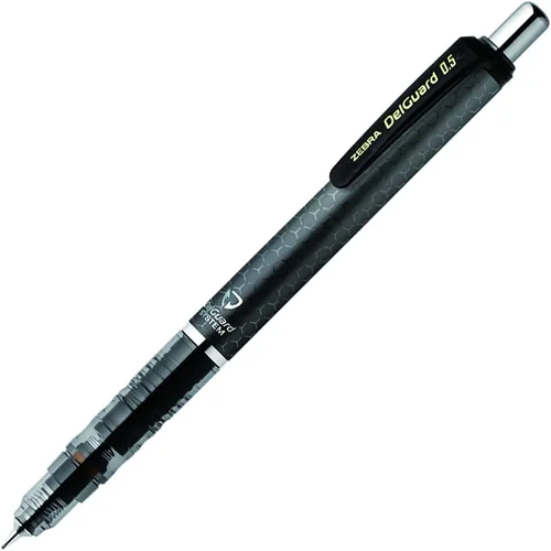 Miniatura 6 de Lápiz mecánico Zebra DelGuard 0.5mm, cuerpo azul nido de abeja (P-MA85-HBL)