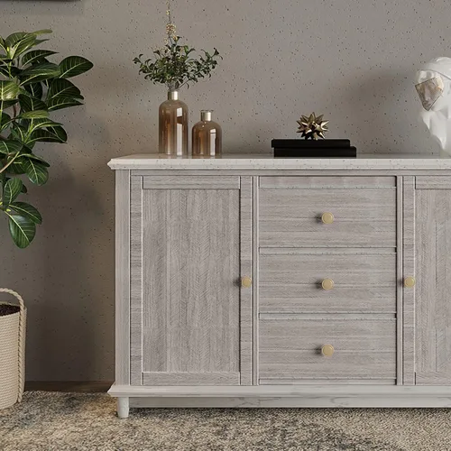 Miniatura 3 de VEELIKE Papel tapiz de madera gris de 15.7 x 118 pulgadas, papel tapiz bohemio extraíble, impermeable, grueso, patrón geométrico para muebles