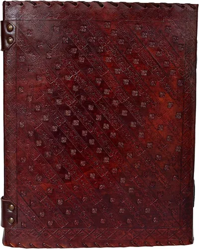 Miniatura 6 de Diario de cuero, libro de siete chakras, piedra medieval, hecho a mano, libro de sombras, cuaderno de oficina, libro de poesía, libro de bocetos