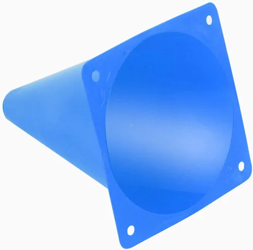 Miniatura 3 de KINJOEK Paquete de 30 conos de entrenamiento deportivo de 7 pulgadas, conos de tráfico azules con bordes redondeados para seguridad, fútbol, fútbol