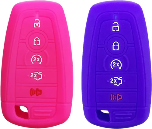 Miniatura 10 de 2 piezas Coolbestda Funda protectora completa para llavero remoto para Ford Bronco Mustang Fusion Raptor F250 F350 F450 F550 Edge Explorer
