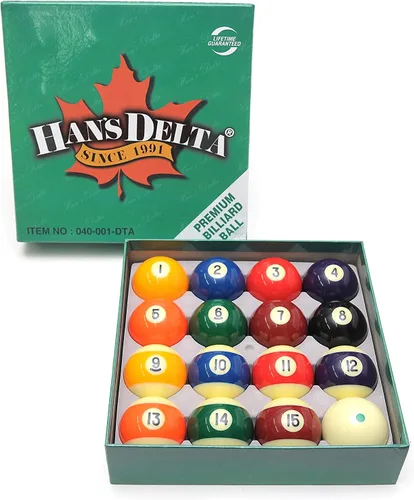 Miniatura 3 de Juego de bolas de billar para mesa de billar, tamaño reglamentario de 2-1/4 pulgadas, juego completo de 16 bolas de billar Estándar