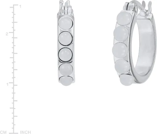 Miniatura 4 de Silpada Pendientes de aro Birthday Wish en plata de ley