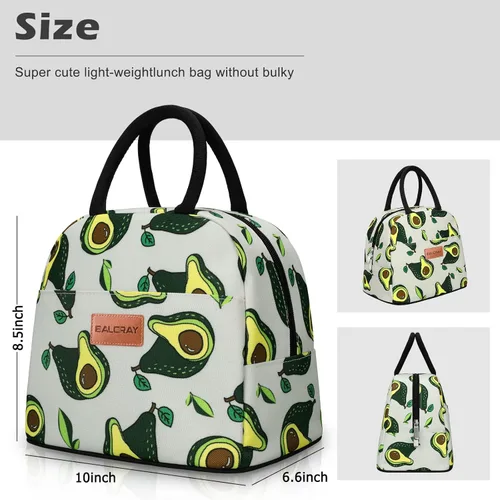 Miniatura 5 de BALORAY Bolsa de almuerzo para mujeres y hombres, lonchera aislada para adultos, bolsa de almuerzo reutilizable para el trabajo, picnic o viajes