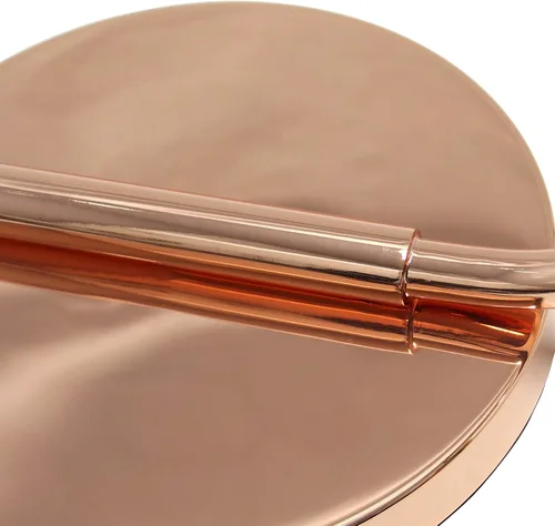 Miniatura 10 de Simple Designs LF1036-RGD Lámpara de pie de linterna de hierro industrial de estilo antiguo con pantalla de vidrio, oro rosa