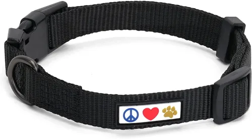 Miniatura 16 de Collar para mascotas Pawtitas, de 6 pies, suave, ajustable, color sólido, de nailon. El collar y arnés a juego para perros y cachorros, se venden
