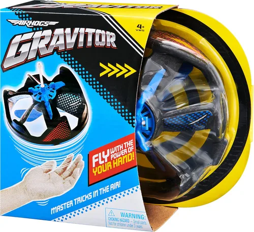 Miniatura 8 de Air Hogs Gravitor con Trick Stick, juguetes voladores recargables por USB, drones para niños de 4 años en adelante