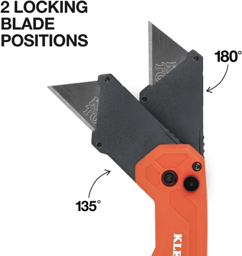 Miniatura 3 de Klein Tools 44307 FLICKBLADE Cuchillo Utilitario Plegable, Diseño Subcompacto con Hoja de Acero al Carbono de Triple Rectificado de Cambio Rápido