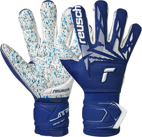 Miniatura 9 de Reusch Attrakt Freegel Fusion Ortho-Tec - Guantes de portero unisex con soporte para los dedos, flexibles, transpirables, agarre duradero, sistema