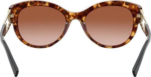 Miniatura 4 de Versace Woman Sunglasses Havana Frame, Brown Gradient Dark Brown Lenses, 55MM
