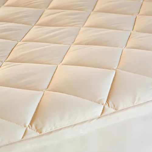 Miniatura 7 de Woolroom Protector de colchón hipoalergénico de lujo, tamaño Queen, 100% natural termorregulador de lana británica, promueve la higiene del sueño