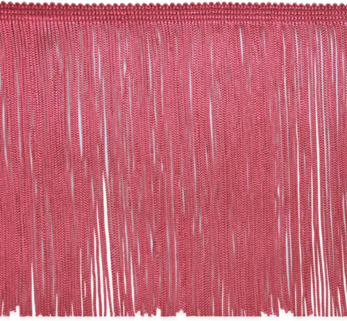 Miniatura 36 de Trims by The Yard Borde de flecos de cadeneta de 6 pulgadas, poliéster, decorativo, versátil para C rosa rubor (corte de 5 yardas)
