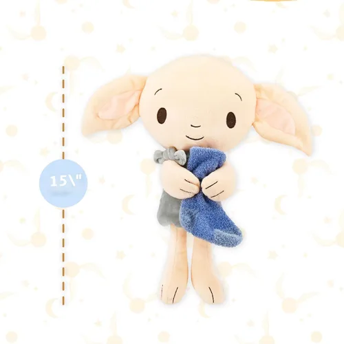 Miniatura 5 de Kids Preferred Harry Potter Dobby Peluche Relleno Animal El Adorable Elfo Doméstico Sosteniendo Su Icónico Calcetín para Bebés, Niños Pequeños