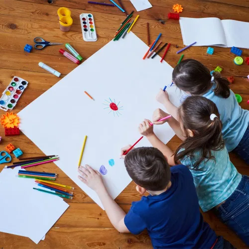 Miniatura 6 de Reskid Paquete de 25 hojas de papel de dibujo grande de 19 x 25 pulgadas para caballetes, ideal para niños, papel de dibujo, escuelas, oficinas