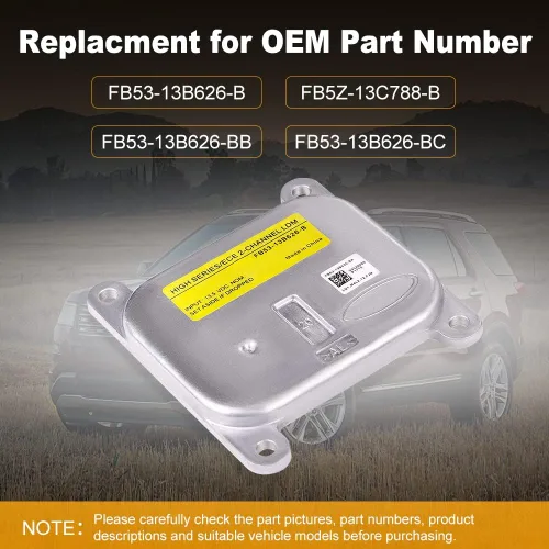Miniatura 3 de WMPHE Módulo de faros delanteros compatible con Ford Explorer 2016 2017 2018 2019 Reemplazo para FB53-13B626-B FB5Z-13C788-B, controlador de faros