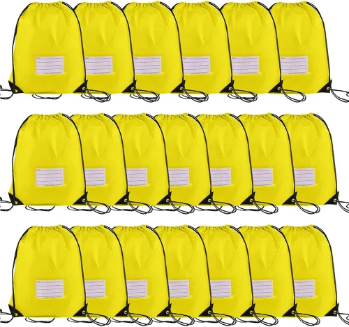 Miniatura 66 de CODOBON Paquete de 20 bolsas con cordón, mochila de cuerda de dibujo a granel, bolsa de bricolaje para gimnasio, deportes, bolsa para mujeres