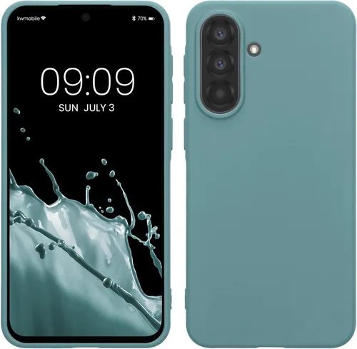Miniatura 193 de kwmobile Funda compatible con Samsung Galaxy A23 4G / 5G - Funda de silicona TPU metálica suave y delgada - Rojo oscuro metálico