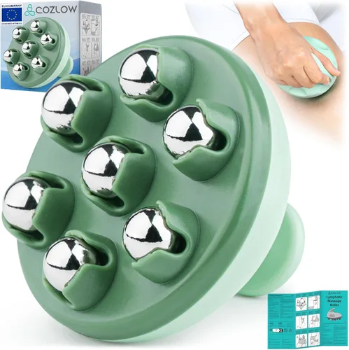 Miniatura 9 de Bola de masaje, herramienta de rodillo masajeador muscular para liberación profunda de tejido de punto de activación, terapia de masaje manual