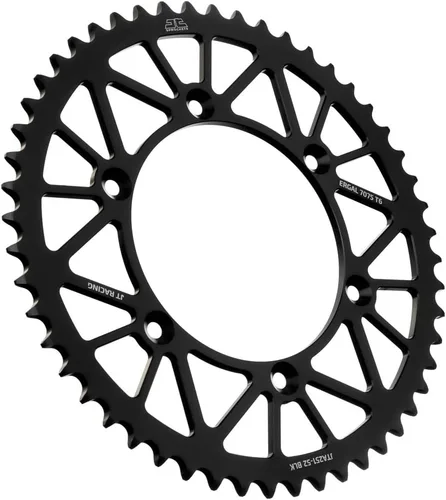 Miniatura 6 de JT Sprockets JTA251.48BLK Racelite Negra Anodizada de Aluminio 7075 T6 Piñón Trasero, Simple