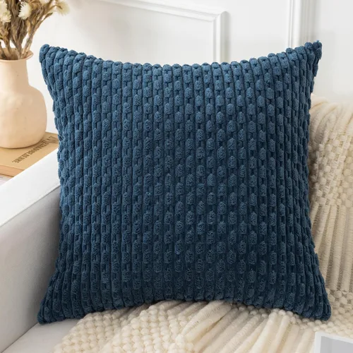 Miniatura 15 de UGASA - Funda de almohada decorativa de pana suave de otoño de 12 x 20 pulgadas, diseño bohemio a rayas, oblonga, para sofá, sala de estar, cama