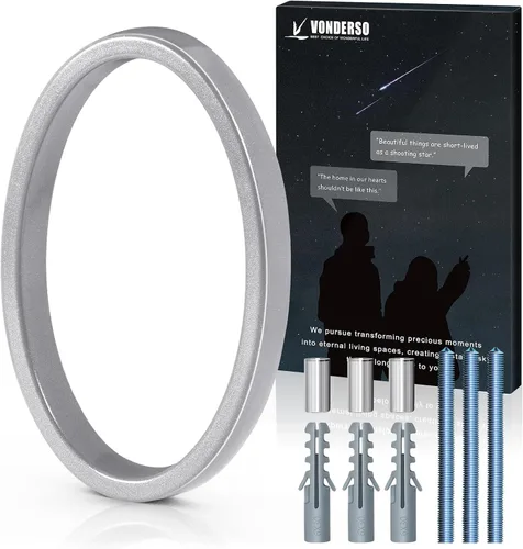 Miniatura 19 de VONDERSO Números flotantes de casa de 5 pulgadas para exteriores, números de dirección modernos de metal antioxidante (3), números de buzón Negro 3