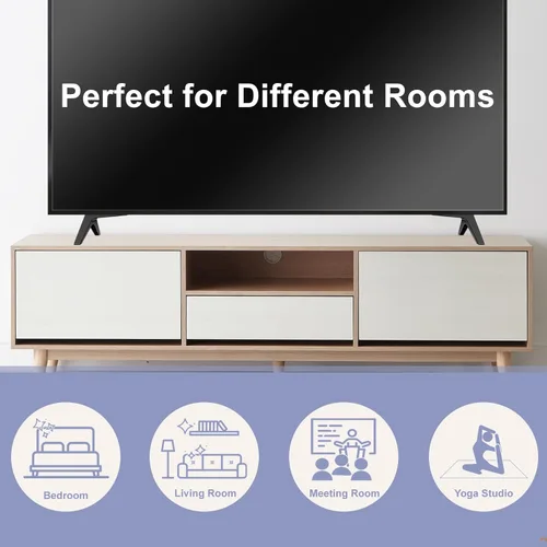 Miniatura 8 de Patas de metal para TV LG base de TV, solo para 70 pulgadas 75 pulgadas LG TV patas 70UJ6570 70UK6550PUA 70UM7370 75UJ6500 75UJ6470 75UJ6470UC